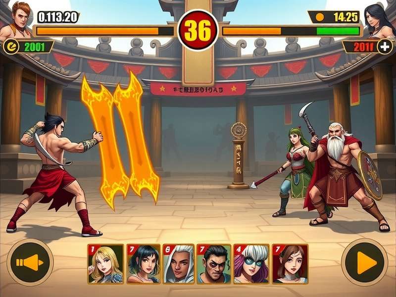 Hot Cumin Gladiator character selection screen