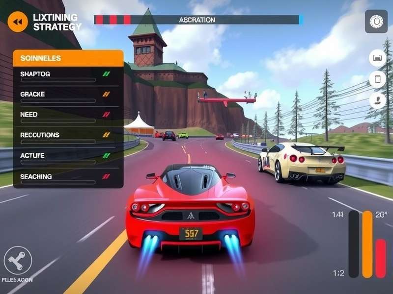 Helix Racer Legend gameplay screenshot showing intense racing action