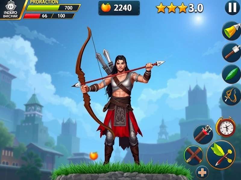Indian Archero Brave War Character Progression