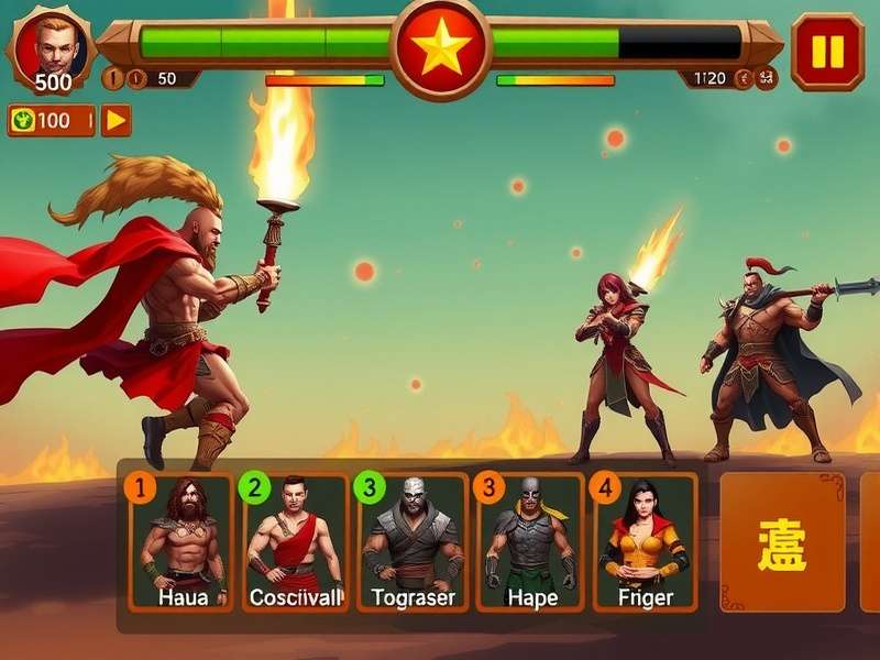 Hot Cumin Gladiator character lineup showing diverse fighters