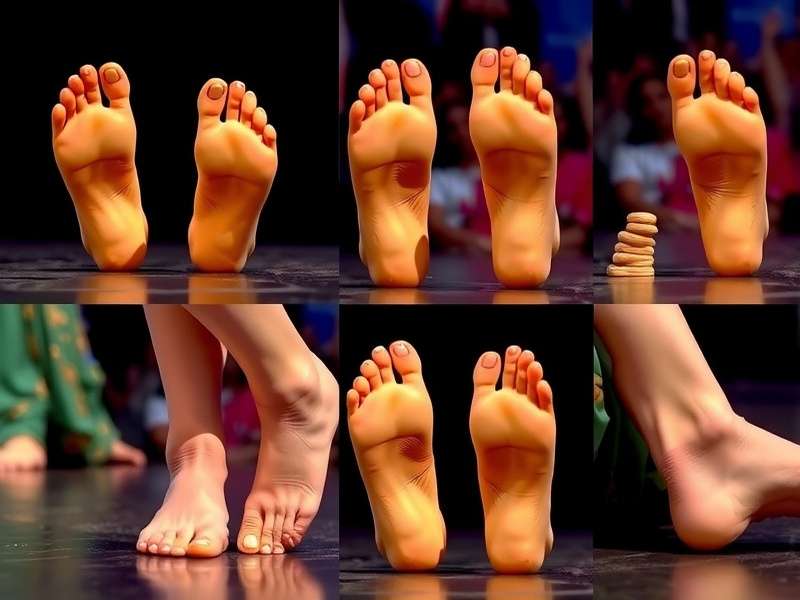 Competitive Goa Magic Feet performance showing synchronized movements
