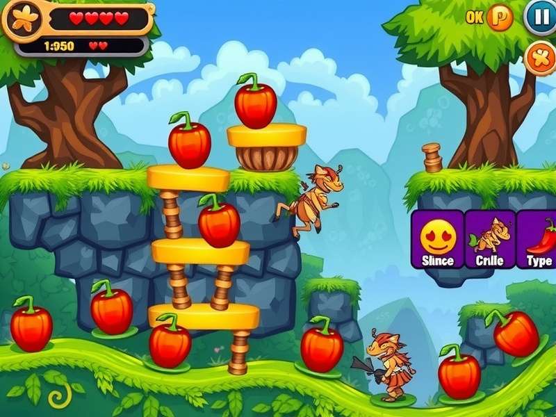Pepper Rush Legend gameplay screenshot showing vibrant colors and action