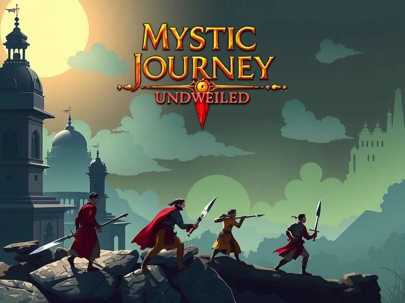 Mystic Journey India Unveiled game cover art showing mystical Indian landscapes