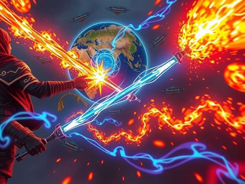 Incandescent Sabre Fray gameplay screenshot showing intense sabre combat