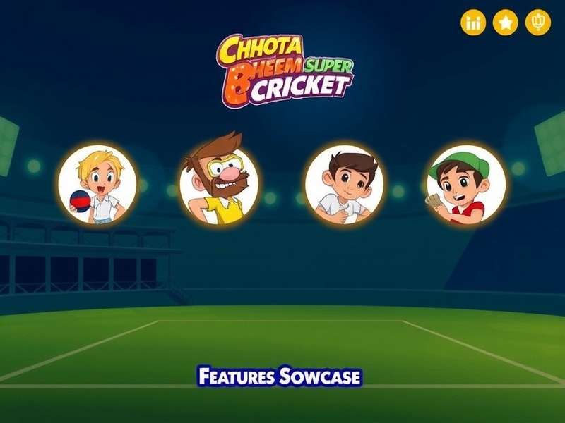 Chhota Bheem Super Cricket gameplay screenshot