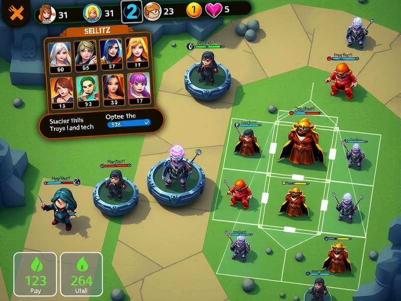 Ultra Blitz strategy diagram showing optimal unit placement