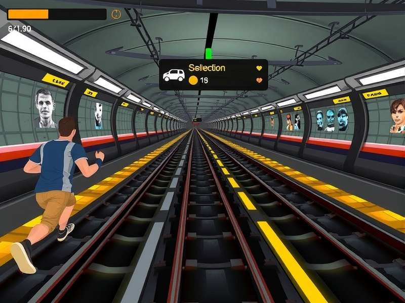 Metro Express Run character selection screen