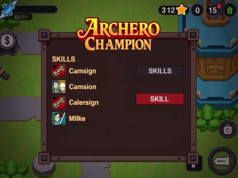 Archero Clash Champion hero selection