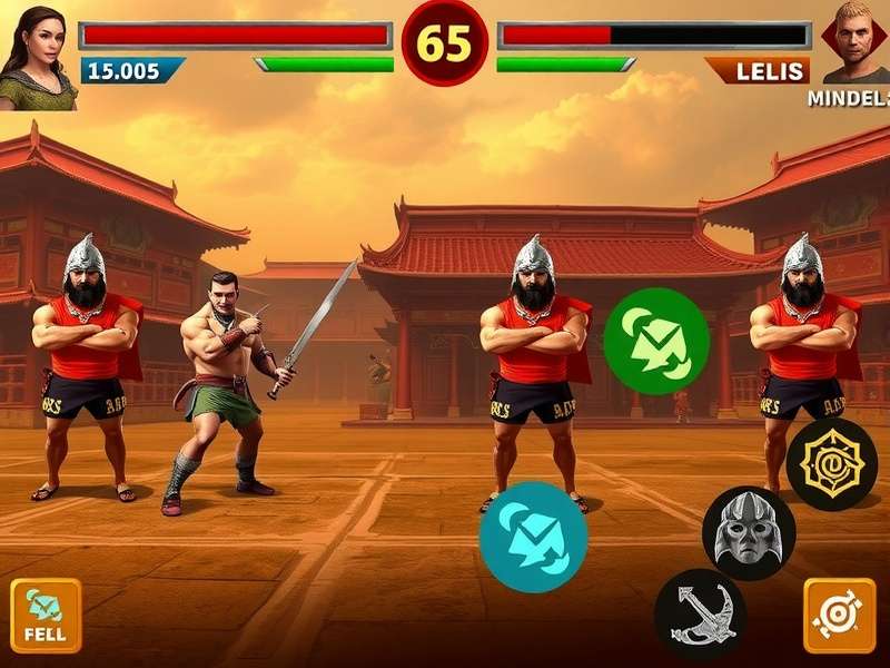 Hot Cumin Gladiator gameplay screenshot showing character in combat