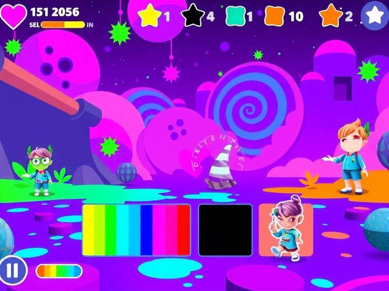 Glowing Holi Adventure character customization options