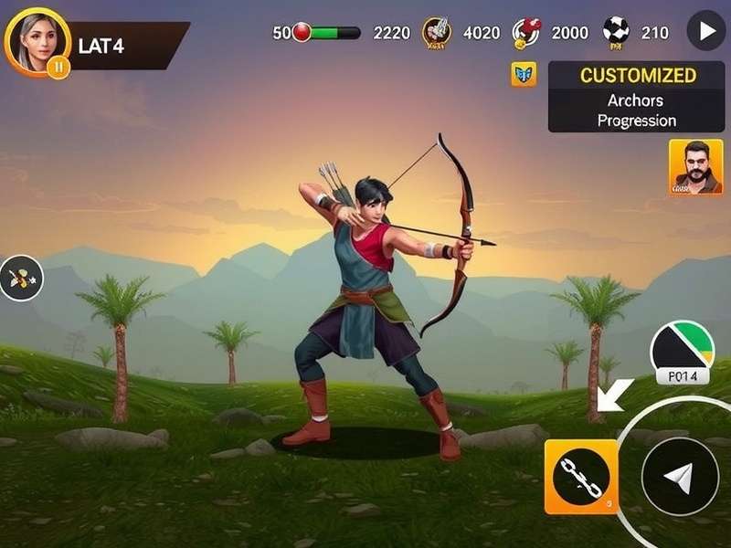 Indian Archero Brave War Gameplay Screenshot