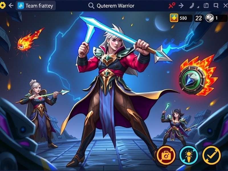 Quepem Lightning Warrior gameplay screenshot showing character in action