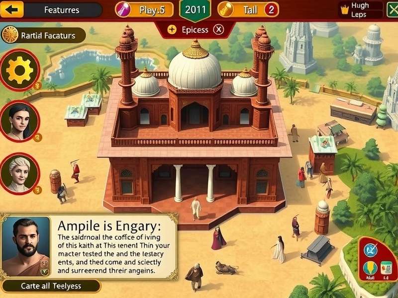Mughal Legacy Legends feature showcase demonstrating game mechanics
