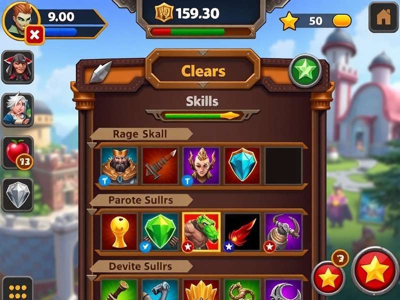 Archero Clash Champion skill selection screen