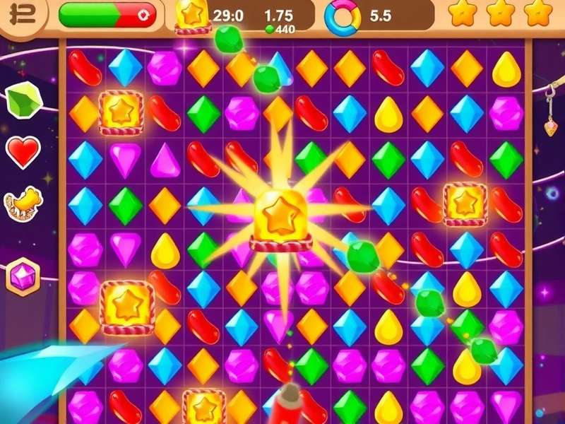 Advanced level gameplay of Bangles Bliss Jewel Quest