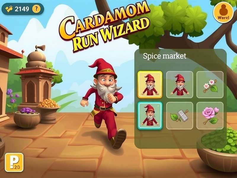 Cardamom Run Wizard game environments showing different Indian landscapes