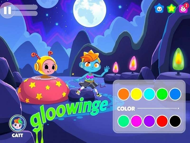 Glowing Holi Adventure strategy guide showing color combinations