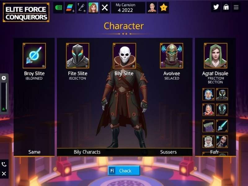 Elite Force Conquerors Game Interface