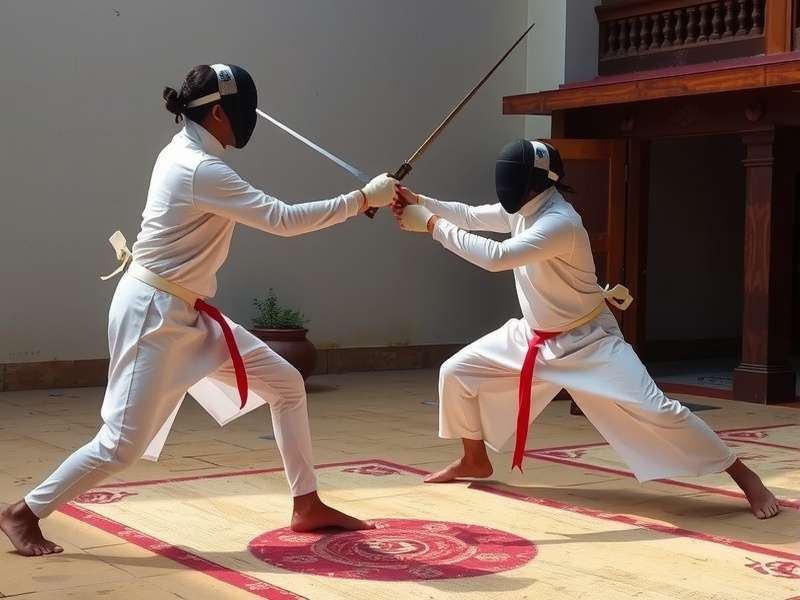 Traditional weapons used in Andhra Fencing