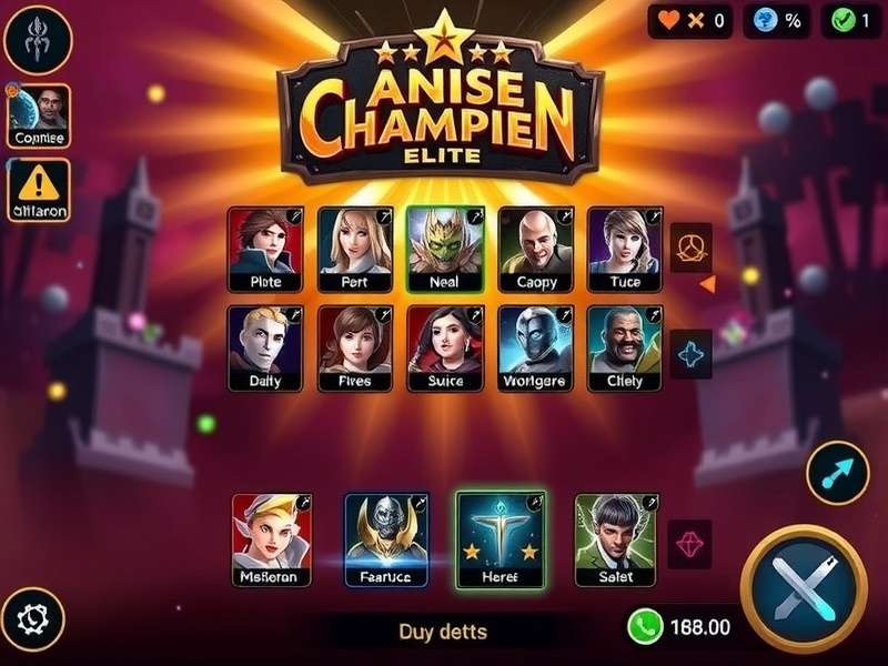 Star Anise Champion Elite gameplay screenshot showing character selection