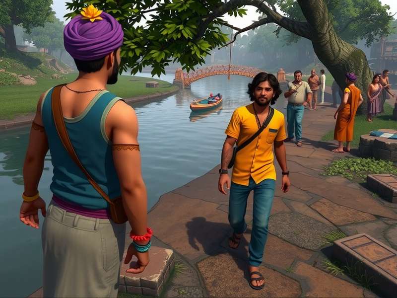 Ganges Sacred Trail cultural festival scene