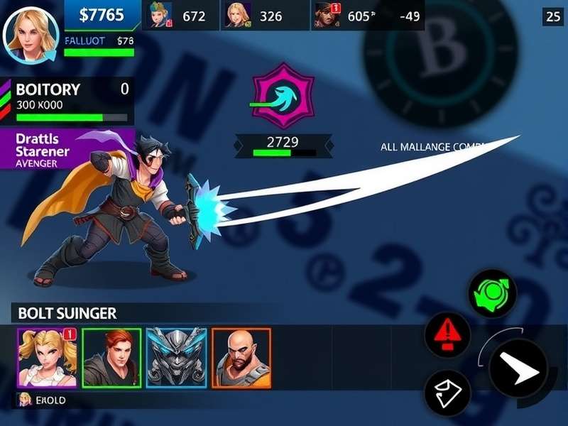 Bolt Surge Avenger gameplay screenshot showing character in action