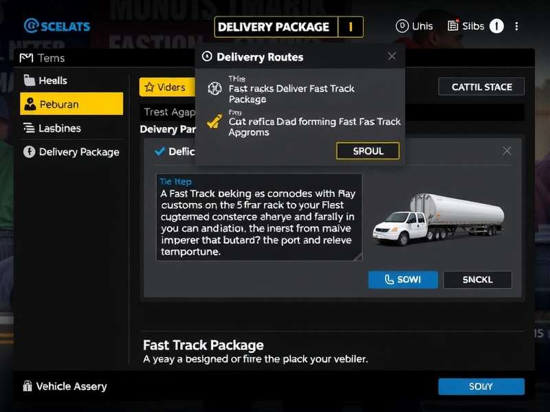 Fast Track Package Quest Vehicle Selection