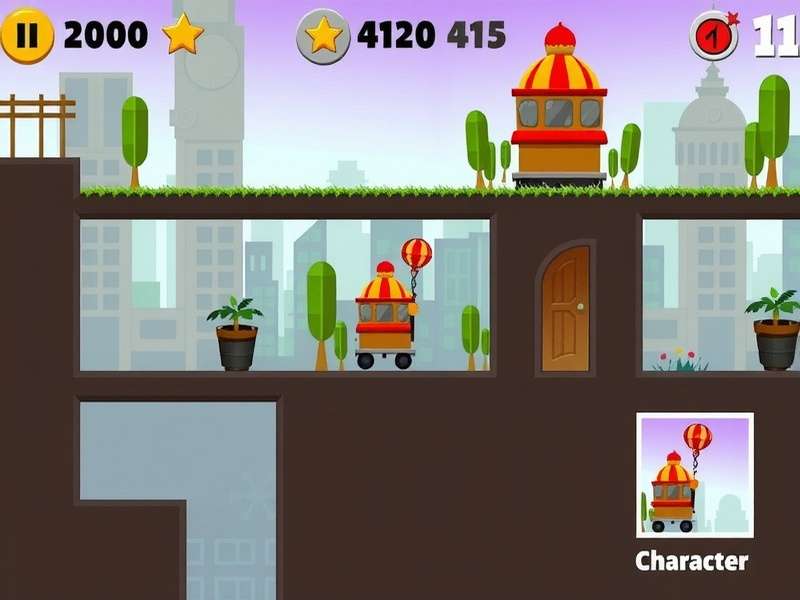 Mumbai Papri Flyer level progression showing different environments