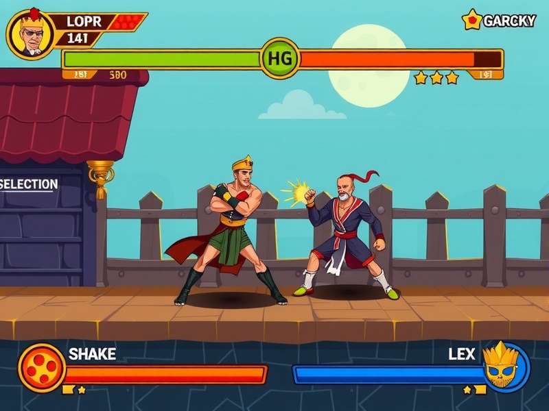 Desi Punch King character selection screen