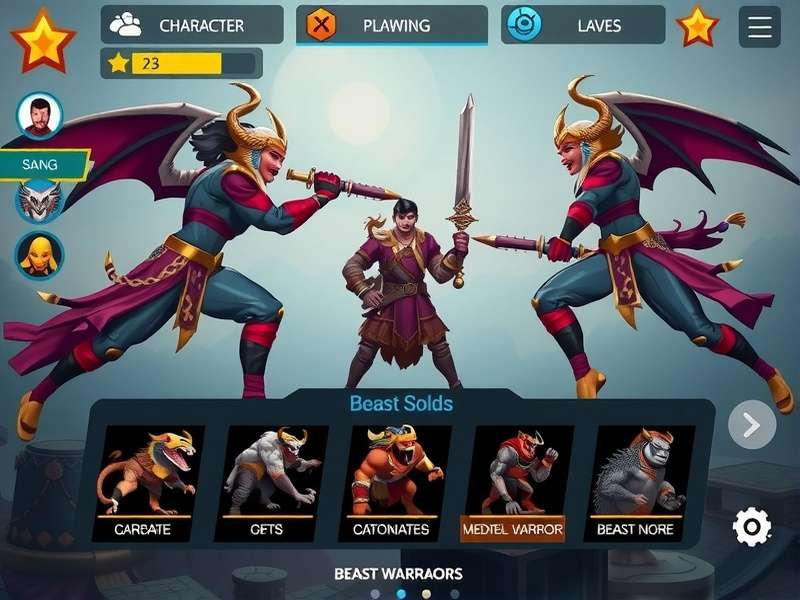 Bangalore Beast War Hero character selection screen