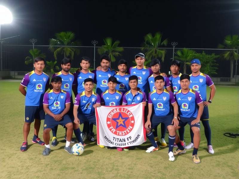 Mumbai FC Titans Players in Training Session