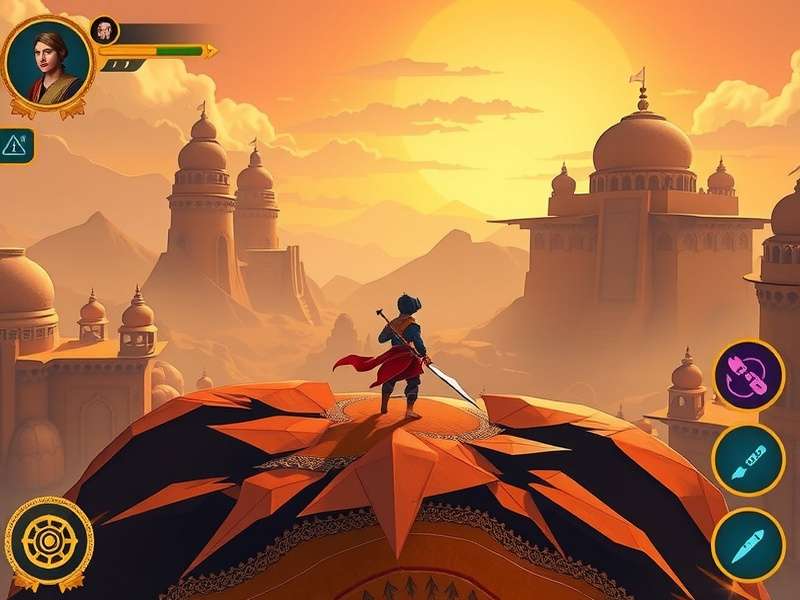 Saffron Star Quest Master character interaction scene