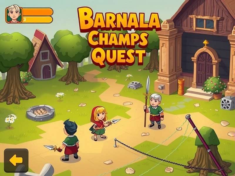 Barnala Champs Quest combat system illustration