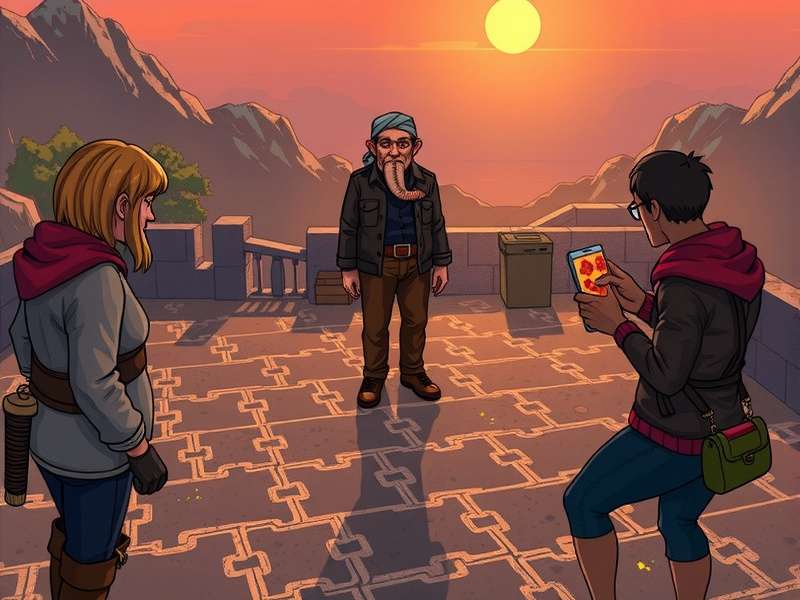 Ganesha S Pious Ramble story scene with characters