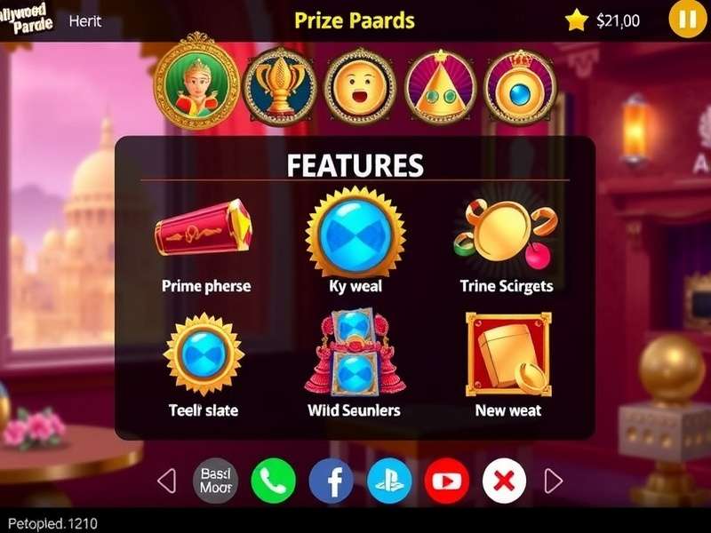 Bollywood Prize Parade gameplay interface