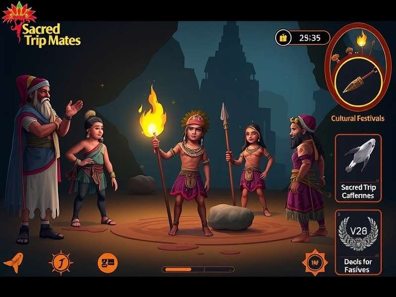 Sacred Trip Mates Gameplay Screenshot