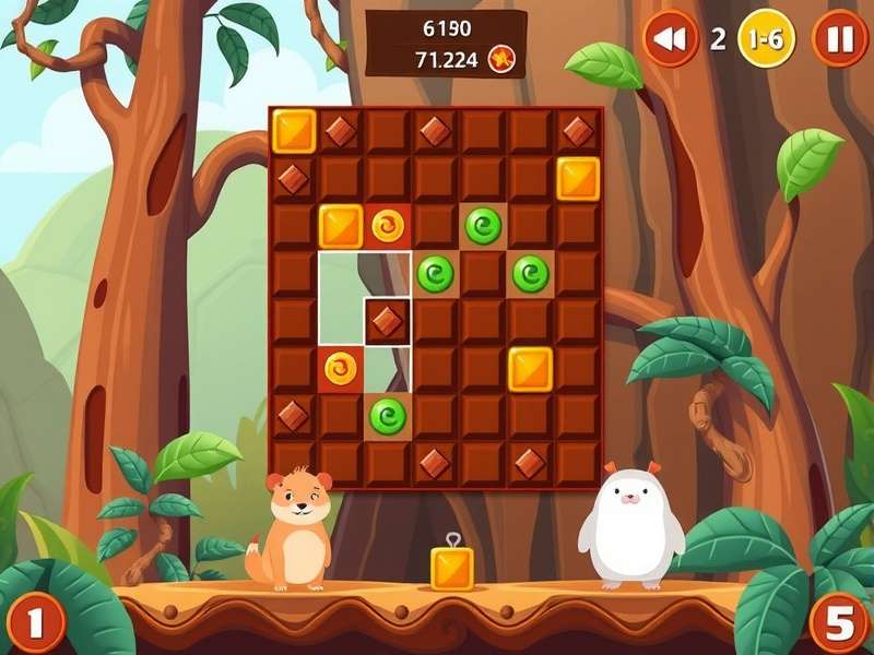 Choco Pixel Safari puzzle mechanics demonstration