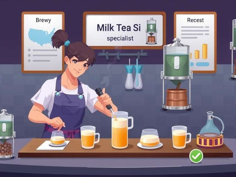 Milk Tea Specialist Game Interface