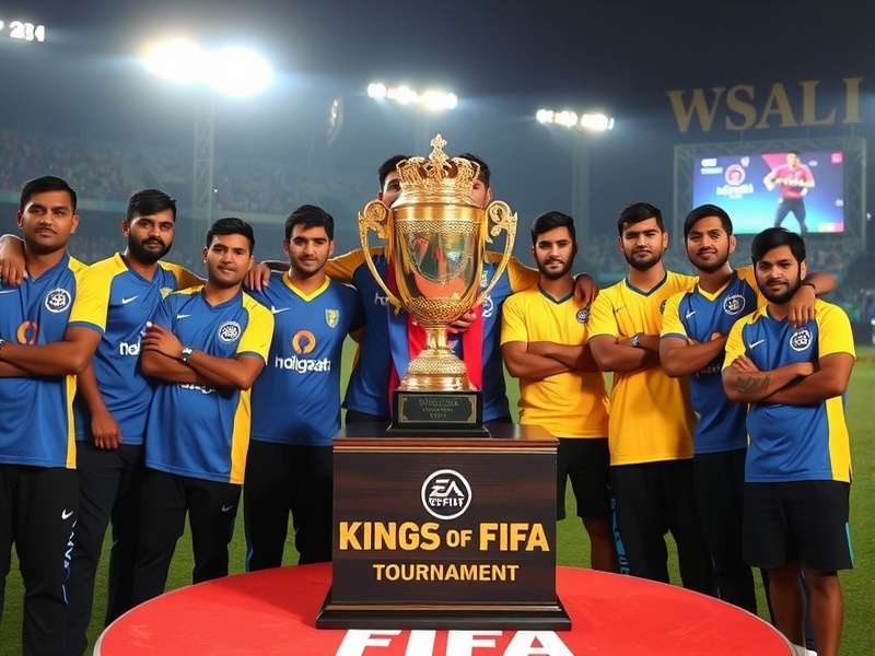 Kolkata Kings Of FIFA gaming tournament in action