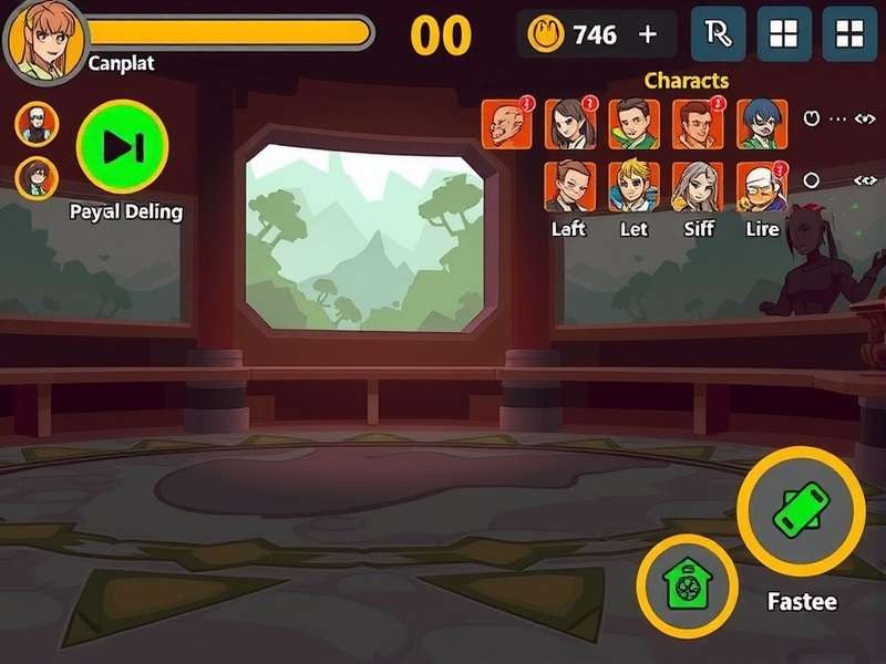 Fast Ginger Combatant gameplay screenshot showing character selection
