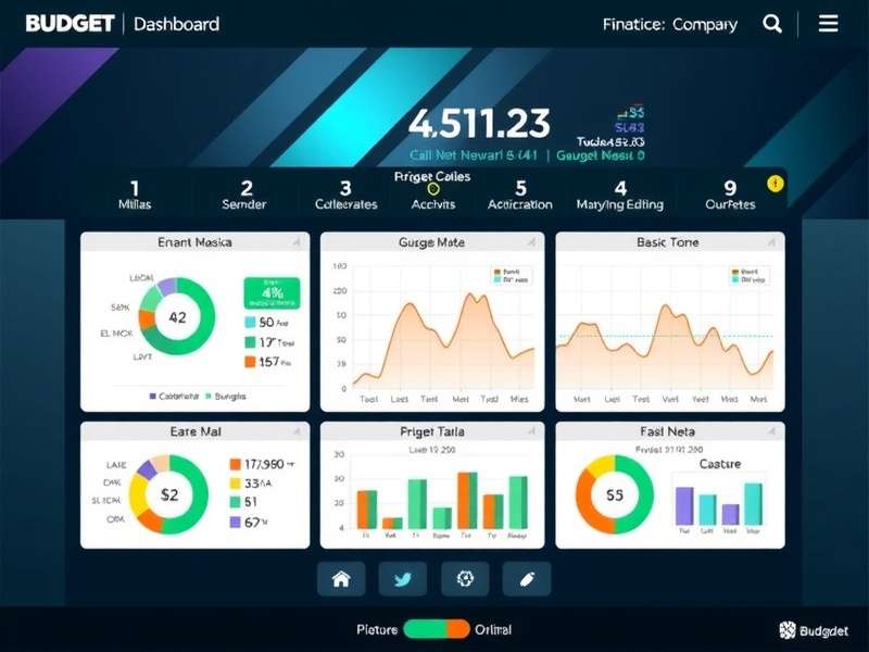 Budget Master India gameplay interface showing financial dashboard