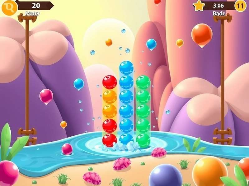 Advanced strategy demonstration in Colorful Splash Adventure