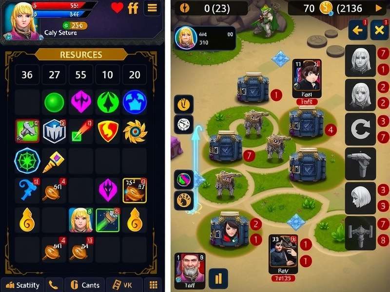 Surge Saffron Supreme strategic map showing resource nodes and defensive positions