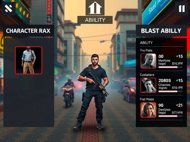Blast Assault Bombay gameplay screenshot showing character in Mumbai streets