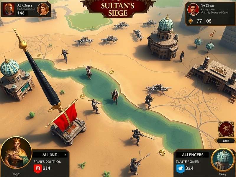 Sultan S Siege gameplay screenshot showing empire management