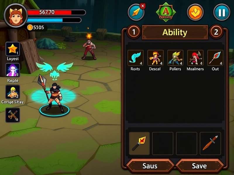 Ultimate Warrior Quest character customization interface