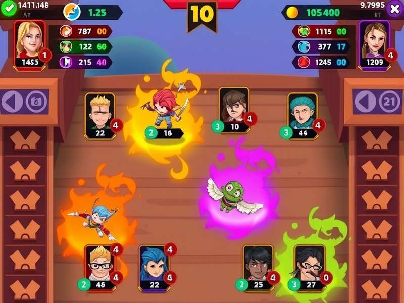 Dazzling Holi Showdown tournament gameplay