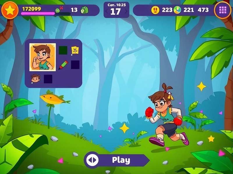 Cinnamon Jungle Sprinter gameplay screenshot showing character running through lush jungle