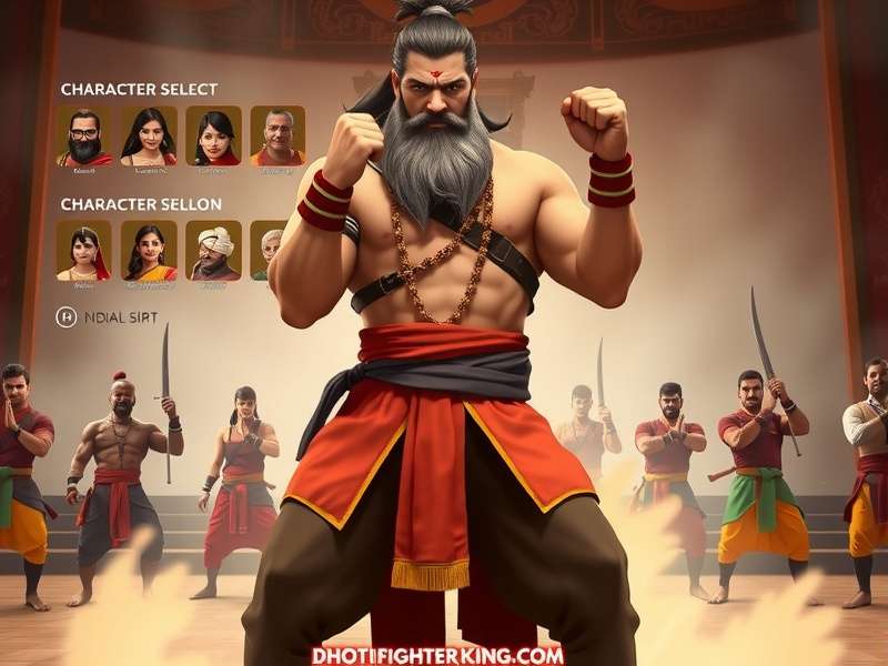 Dhoti Fighter Kingpin cultural festival event showcasing traditional Indian celebrations