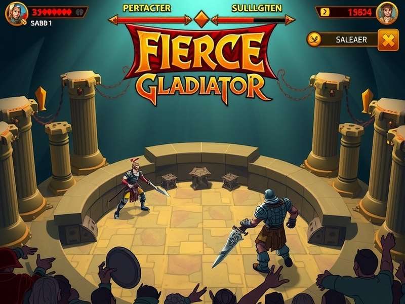 Fierce Gladiator combat mechanics demonstration